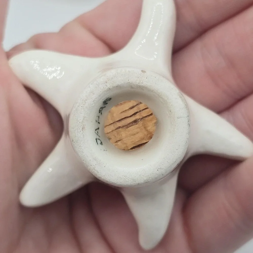 Starfish Shell Salt Pepper Shakers Beach Ocean Vintage Japanese Mid Century